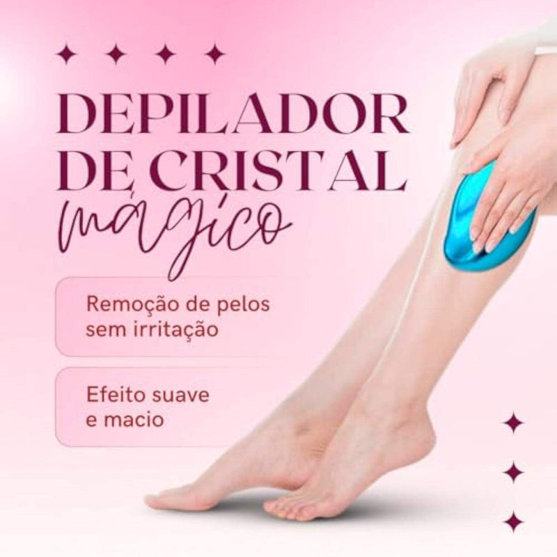 Depilador Cristal Indolor Pele Lisa