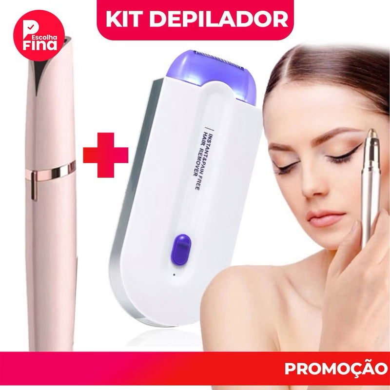 Depilador com caneta