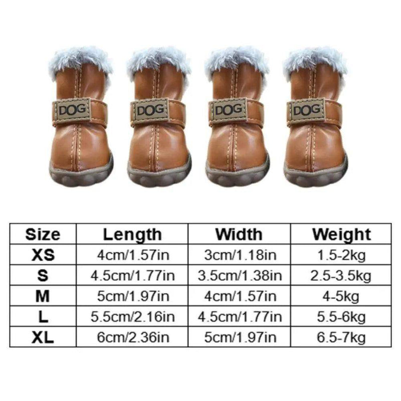 Botas para Pets de Inverno