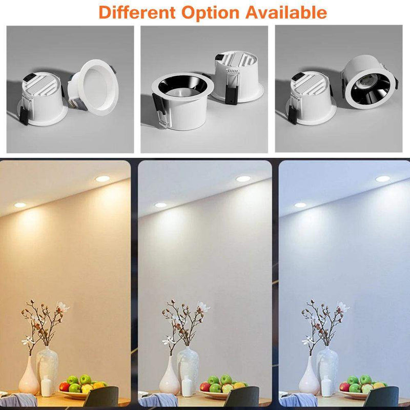 Recessed Down Light Anti-Glare Modern LED Lights Stylish Ceiling Lamp Spot 220V Downlight For Home Kitchen Room Decor luminária